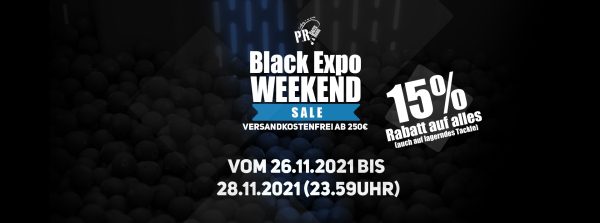 Black Weekend Sale vom 26.11. - 28.11.2021